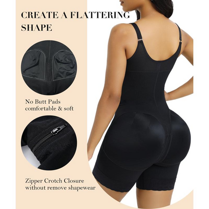 Colombianas shapewear  Tummy Control Butt Lifter Shaper with Zipper